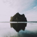 person on beach